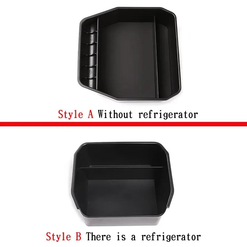 For Land Rover Defender 90 110 130 2020-2024 Black Car Central Storage Box Phone Glove Armrest Box Storage Box Car Accessories