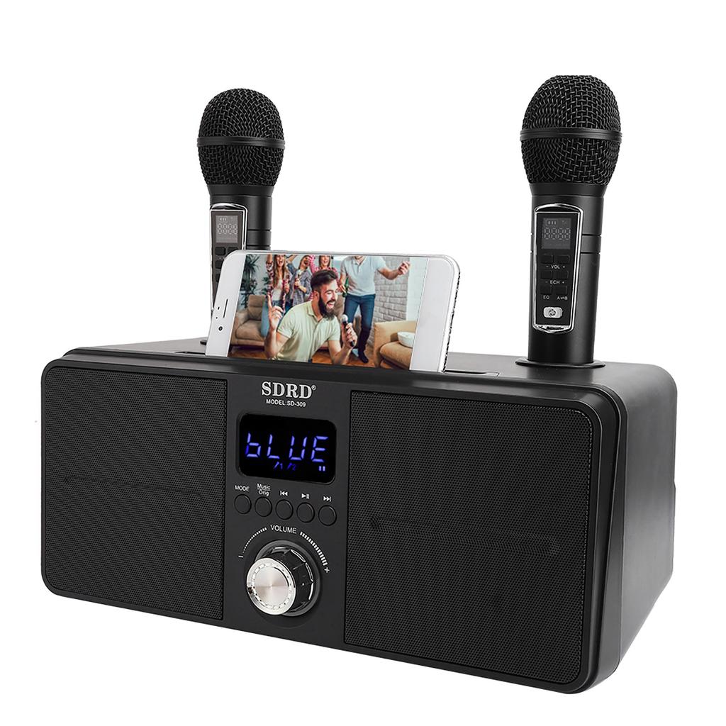 Familien-KTV Hochwertiges Sound-Kit Integriertes Drahtloses Mikrofon Live-o-Karte Bluetooth-Karaoke