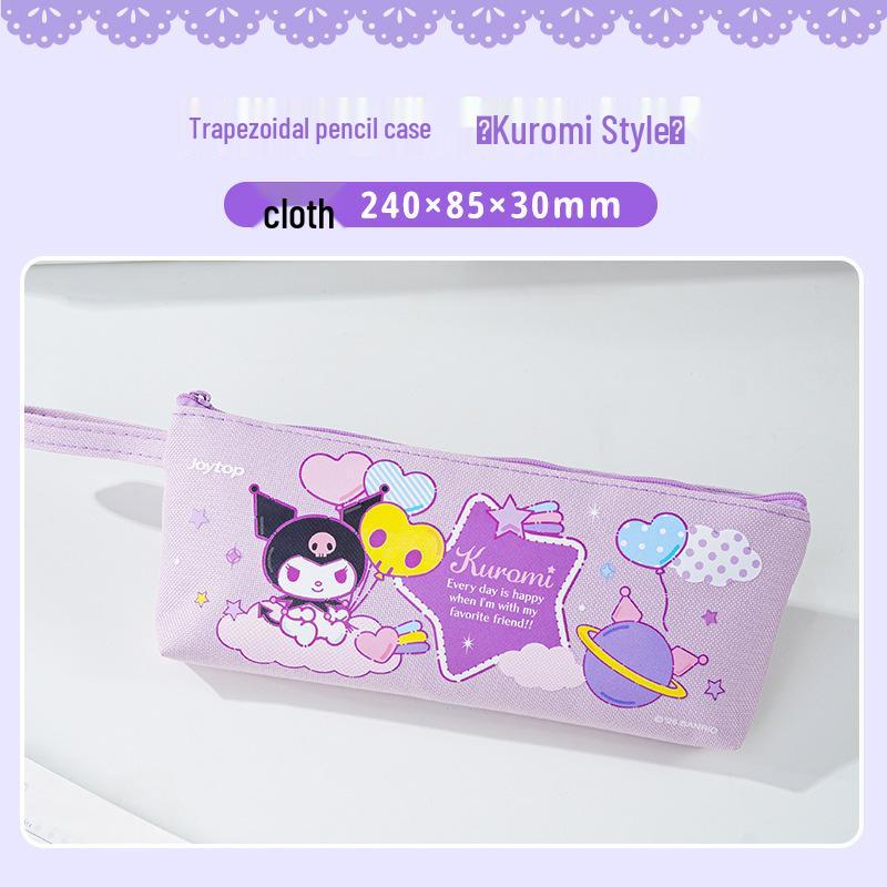 

Sanrio Kuromi Pencil Case - Stylish Stationery Box for Primary School Students.
