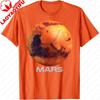 Mars Shirt Solar System Planet Tshirt Camisas Oversized Clothes Harajuku Graphic Tops