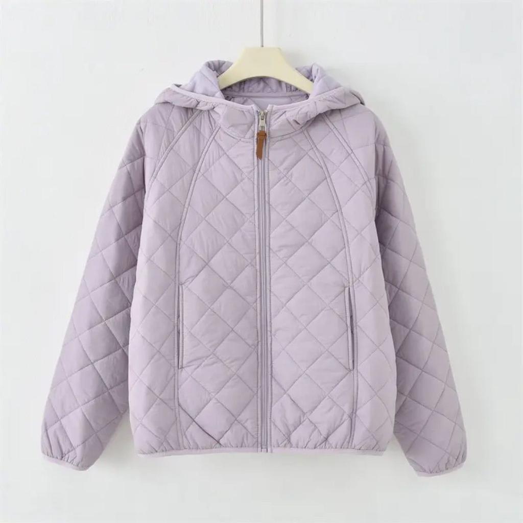 Lightweight Spring, Autumn and Winter Down Padded Jacket Women's Jacket To Keep Warm Loose Hooded Casual Padded Jacket Padded Jacket Short