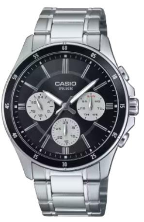 

CASIO COLLECTION Mod. MULTIFUNCTION CALENDAR - BLACK & WHITE PANDA MTP-1374D-1A3VDF