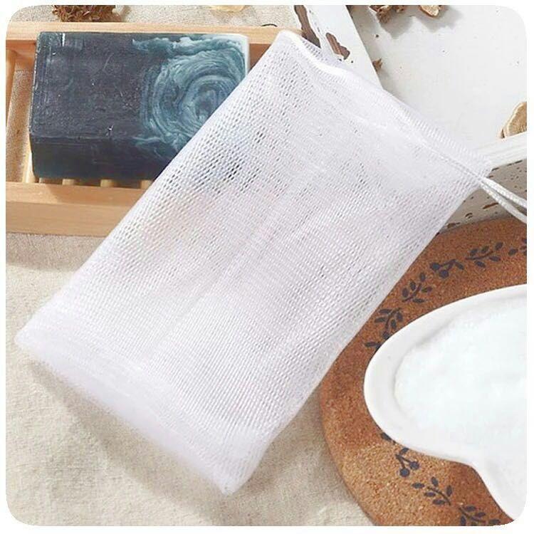 White Soap Bubble Net Bag