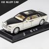 RR Phantom Model Zinc Alloy Pull Back Diecast Toy Cars with Sound and Light for Kids Boy Girl Gift