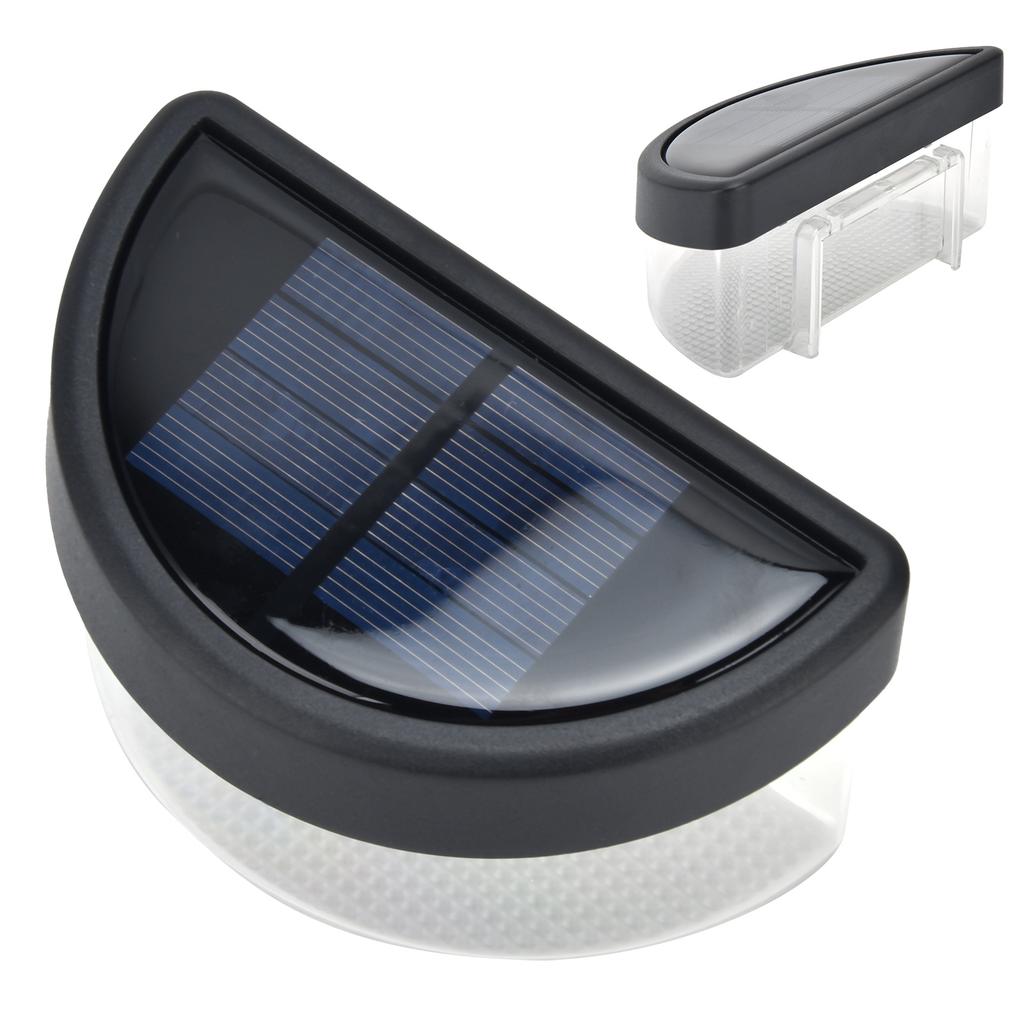 Solar Deck Light 2LEDs Polycrystalline Silicon Solar Panel Automatic Working Mode IP65 Waterproof Solar Fence