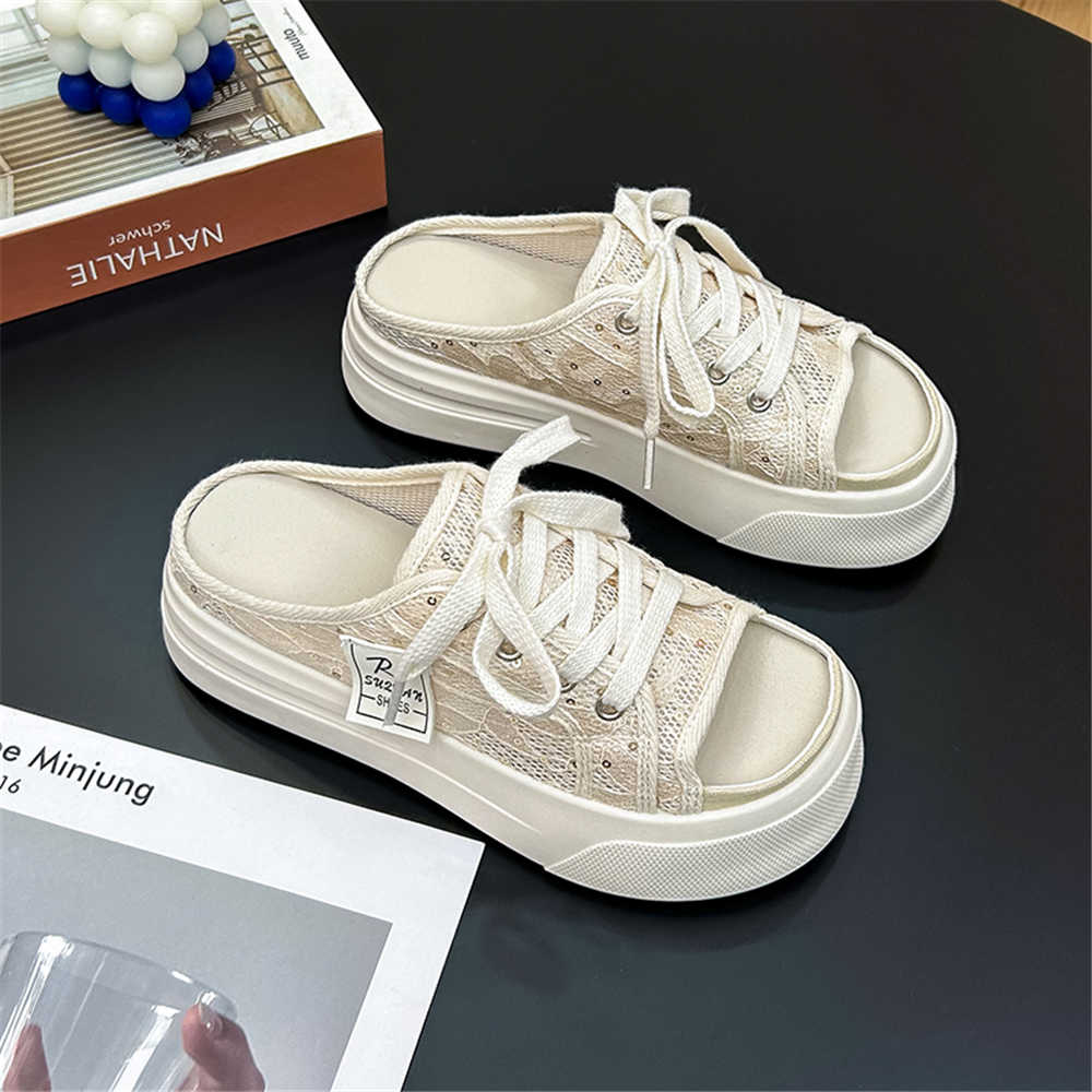 Fashion Peep Toes Laces Sneakers Women Sneakers Therapeutic Lady Boot Women's Sneakers Shoes Luxury Sports Comfort Sabot Sheos Obuv