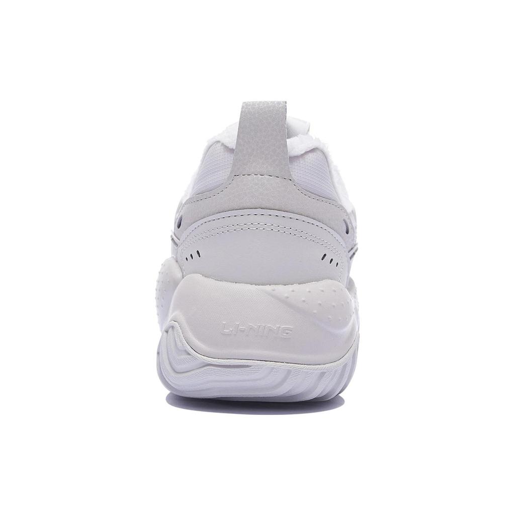 New LiNing Cat Paw Lite Winter Anti Slip And Wear Resistant Warm Low Top Sports Casual Shoes Bellflower Grey AGCS347-2