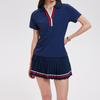 Damen Quick-Dry Tennis & Golf V-Ausschnitt Kleid mit Taschen - Anti-Exposure Fitness Rock Set