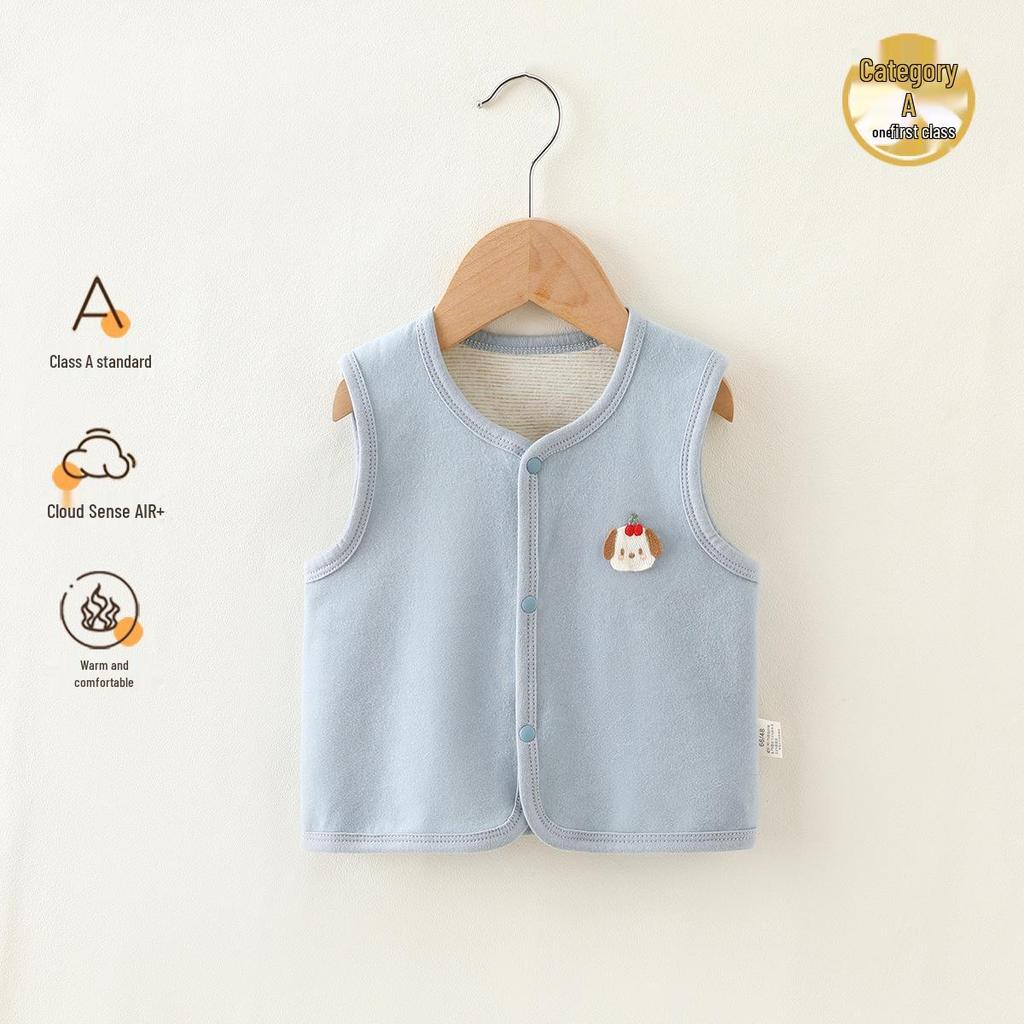 Infant A-Class Wool Silk Vest - Spring & Autumn Warm Outerwear
