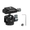 Quick Release Aluminum Tripod Ball Head W Arca Swiss +Cold Shoe Camera Mount for DSLR Camera Monitor Mic Light Tripod Photograph