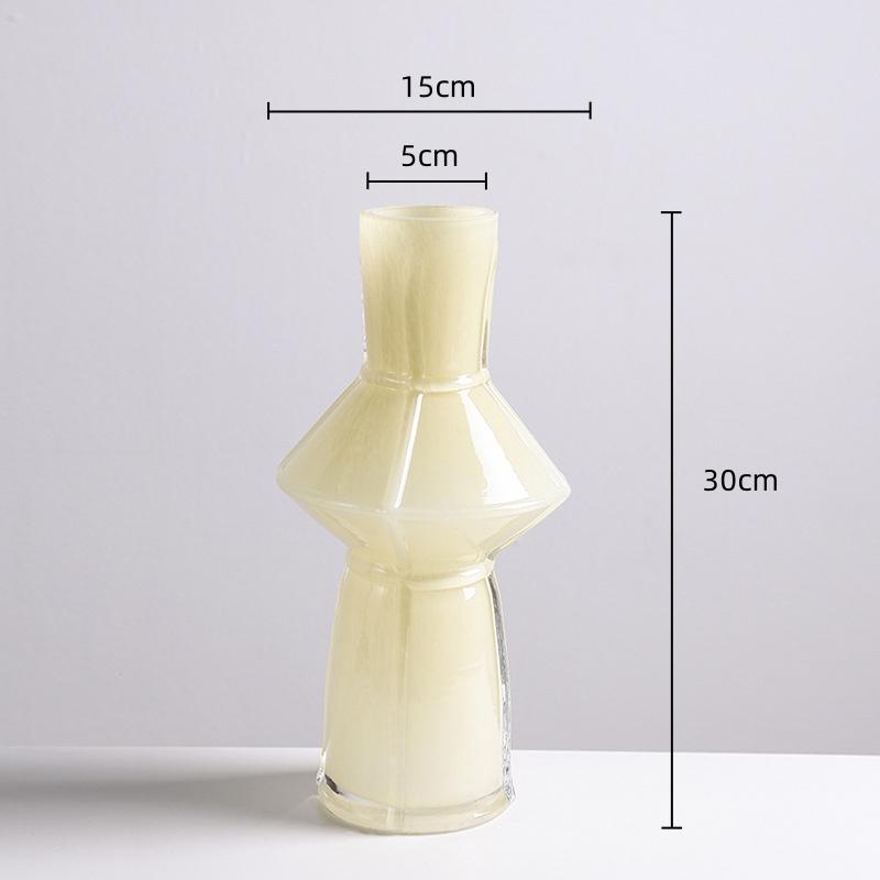 Glass Vase Colorful Geometric Creative Glass Bottles Hydroponics Terrarium Glass Vase Home Decoration Accessories