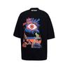 Cross-border trendy brand HOUSE & ERRORS Eye of Truth Letter Pattern Printed Short Sleeve T-Shirt Men's and Women's High Street Half Sleeve