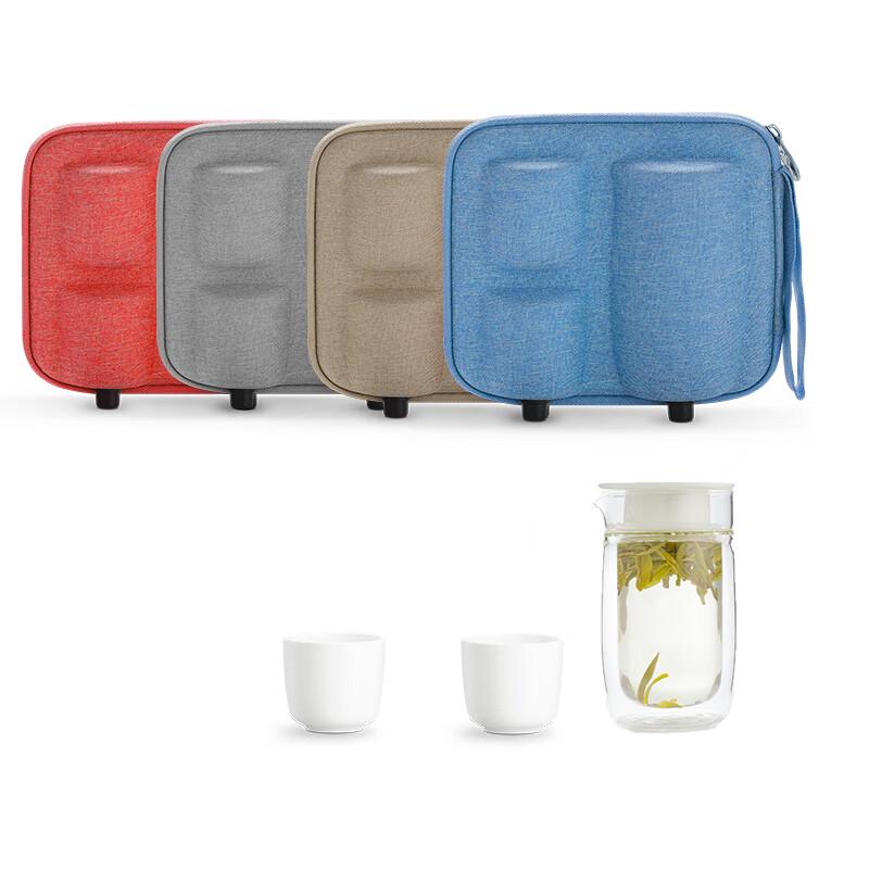 Chinese Style Glass Travel Tea Set