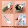 New Silicone Facial Mask Brush Soft Head with Scraper Integrated Dual-use Mud Film Brush DIY Film Adjusting Beauty Tool Beauty