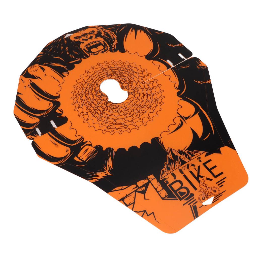 2 Τεμ. Κάλυμμα Πλυσίματος Ποδηλάτου PP Πρόληψη Λεκέδων Λαδιού Αντοχή στη Φθορά Κάλυμμα Δισκόφρενου Τροχού για Βουνό