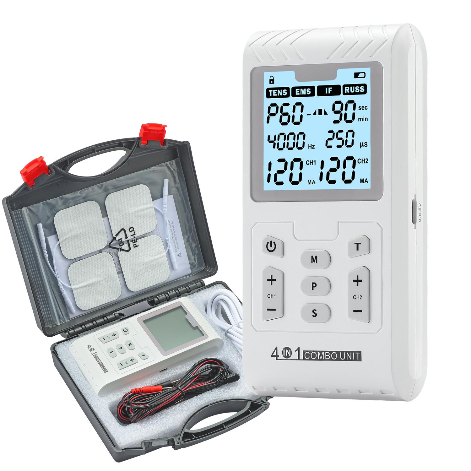 

Interferential High-Frequency Electric Muscle Therapy Stimulator Adjustable IFT RUSS EMS Physiotherapy Device for Body Massage