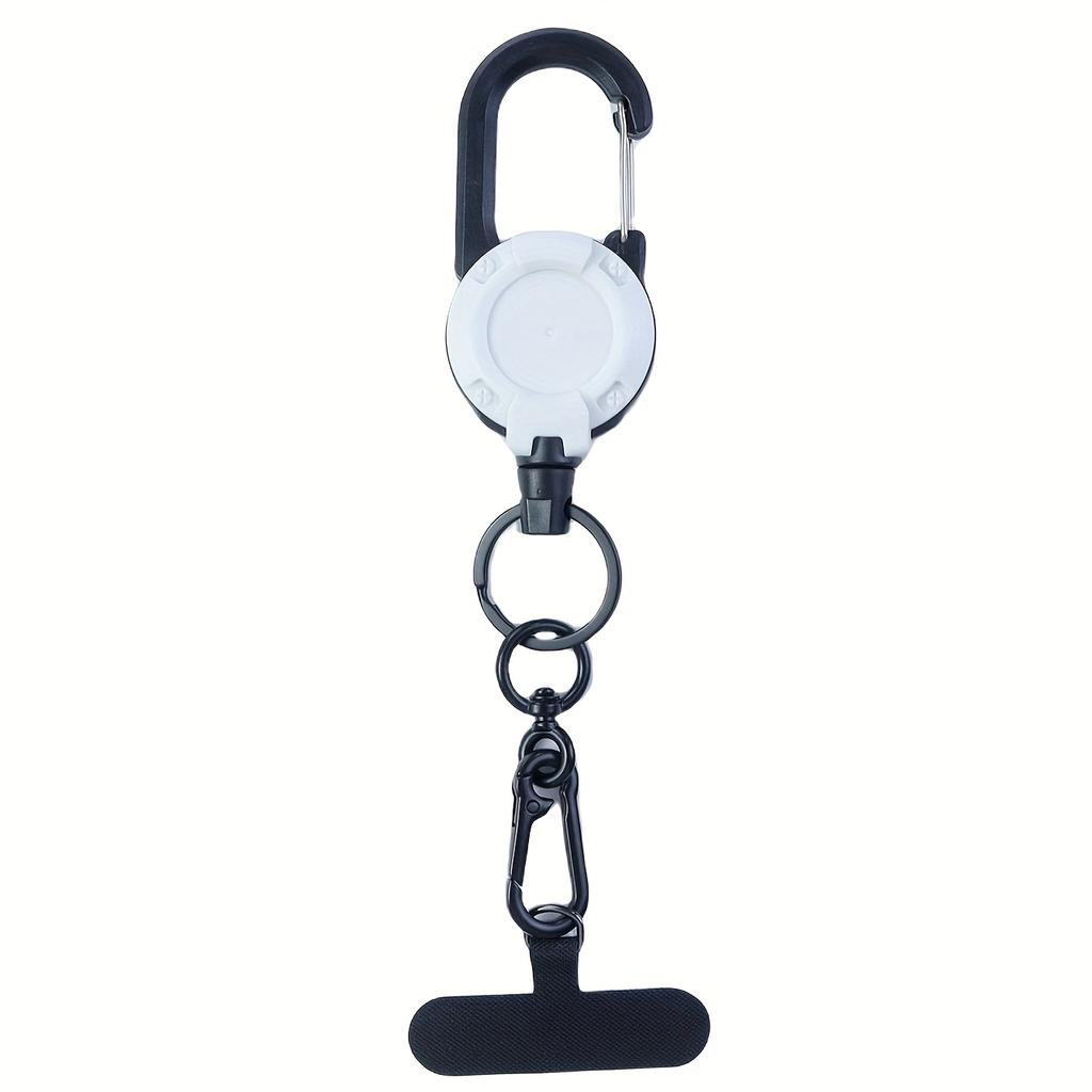 Retractable Mobile Phone Lanyard Heavy Duty Multi-functional Buckle ID Buckle Mobile Phone Buckle Versatile Lanyard & Wrist Strap for Daily Use