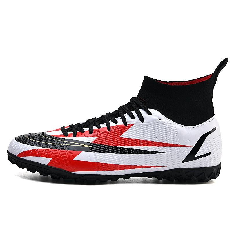 High-Top Football Shoes Tf Broken Nails Artificial Turf Ag Long Nails Boys And Girls Teenagers Students Training Shoes