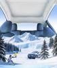 Enhanced Graphene Sunroof Sunshade for Tesla Model 3/Y - Cooling Sun Protection (New Version)