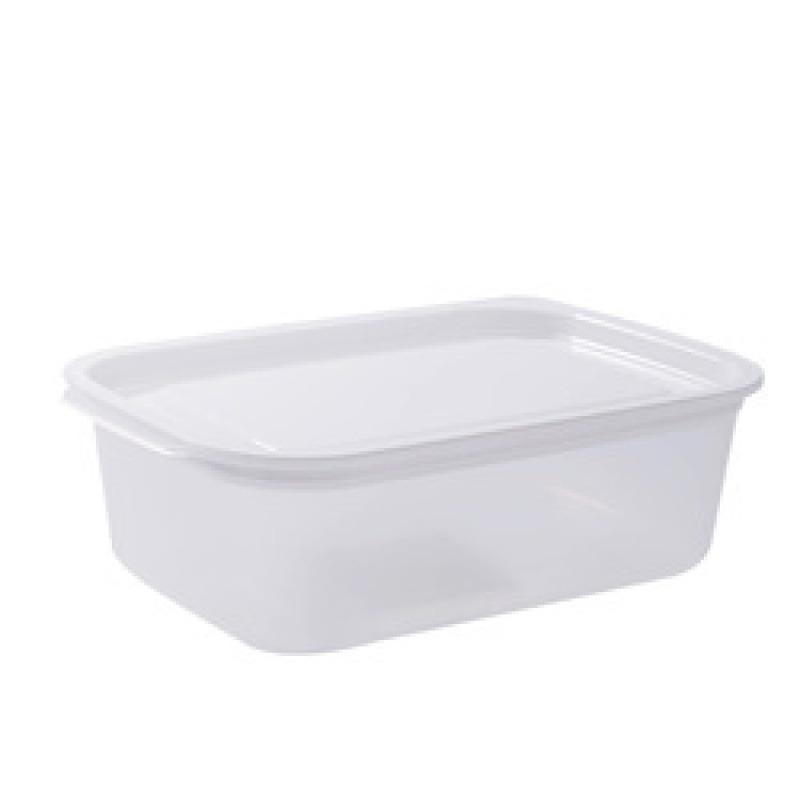 High-Efficiency Microwave & Fridge Storage Solutions: Organized Kitchen with Durable Plastic Containers & Lids