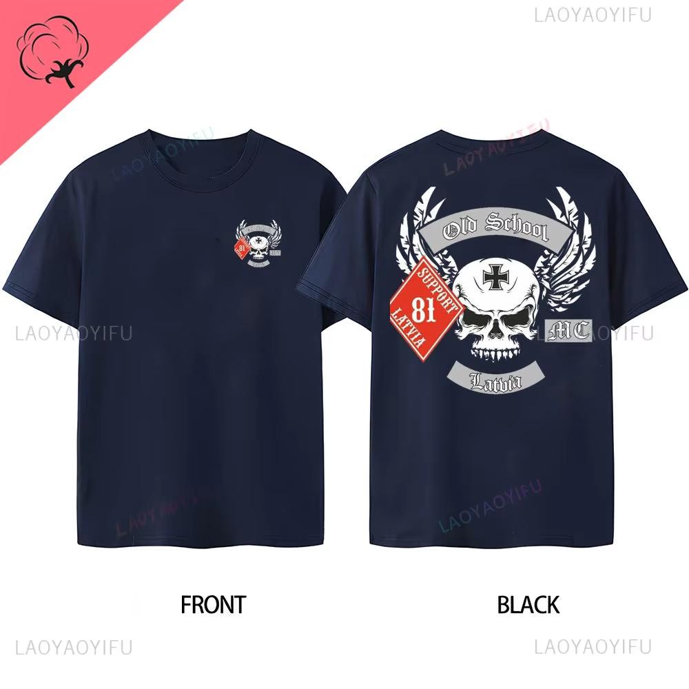 81 Nomad Hell Angel Cotton T-shirt, the best-selling T-shirt, N14 graphic round neck print, an interesting summer men's T-shirt