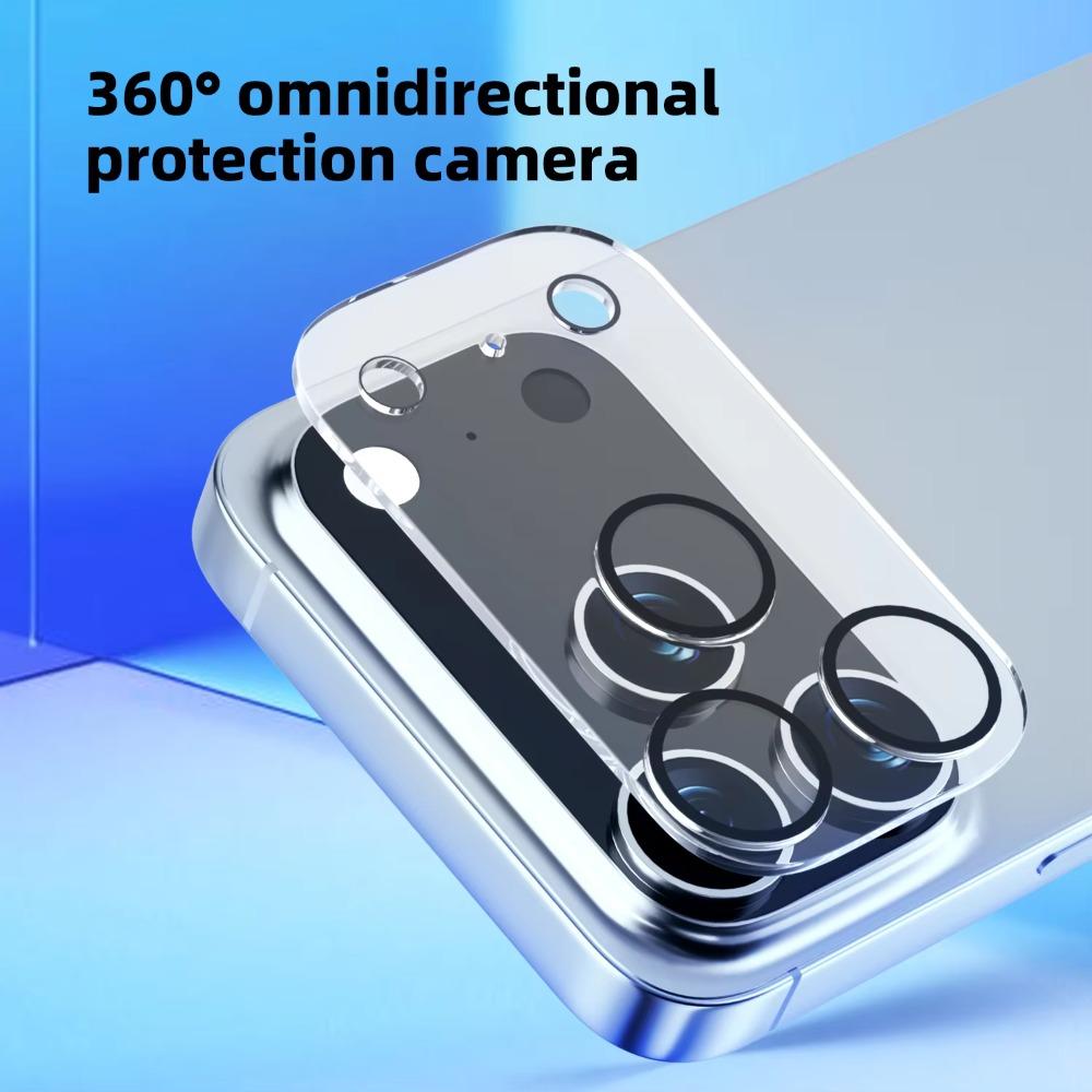 1Set Tempered Glass Protector HD Full Coverage For iPhone Air 17 Pro/17 Pro Max Scratch-Resistant Camera Screen Lens Film