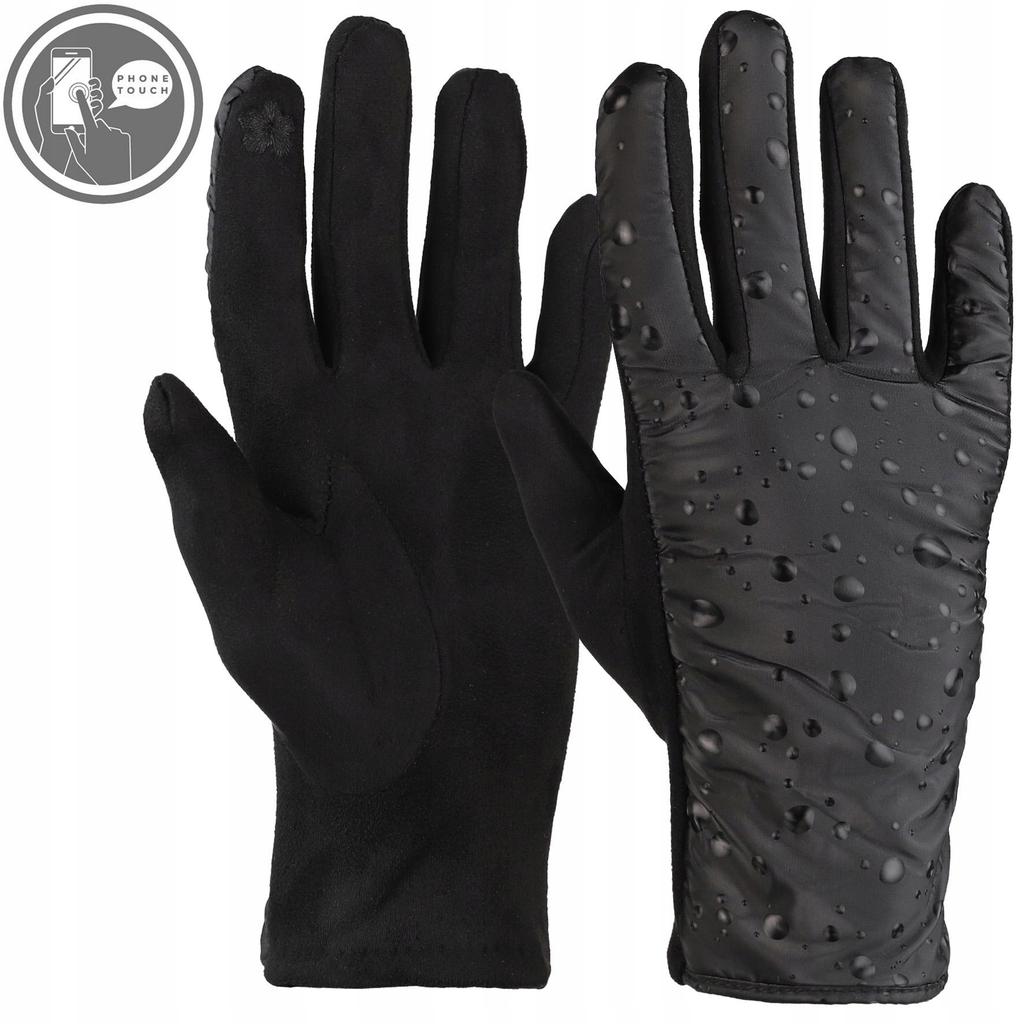 Women's Gloves for Fall and Winter Classic Stylish Black MORAJ black