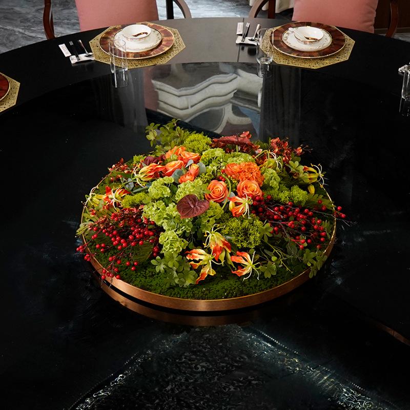 Luxury Hotel Round Table Artificial Flower Centerpiece Ornament