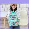 Mochila Infantil Disney Stitch Guitarra Flor Folha Abacaxi Padrão Desenho Animado Para Uso na Educação Infantil e Escola