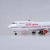 1:150 Scale 47cm 747 Aircraft Model Air India Boeing B747 Aircraft Model Die-Cast Resin Aircraft Decoration with LED Lights