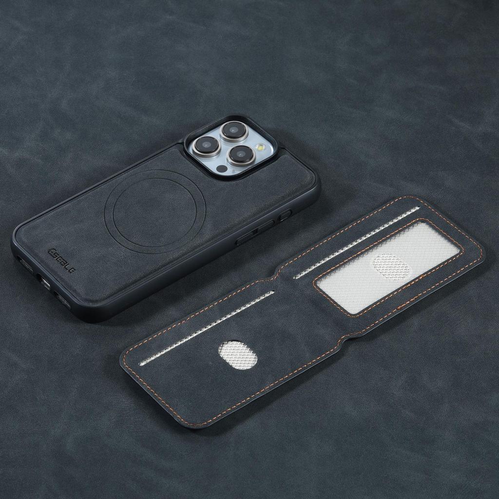 Apple 15 Retro MagSafe Two-in-One Card Holder Stand Case