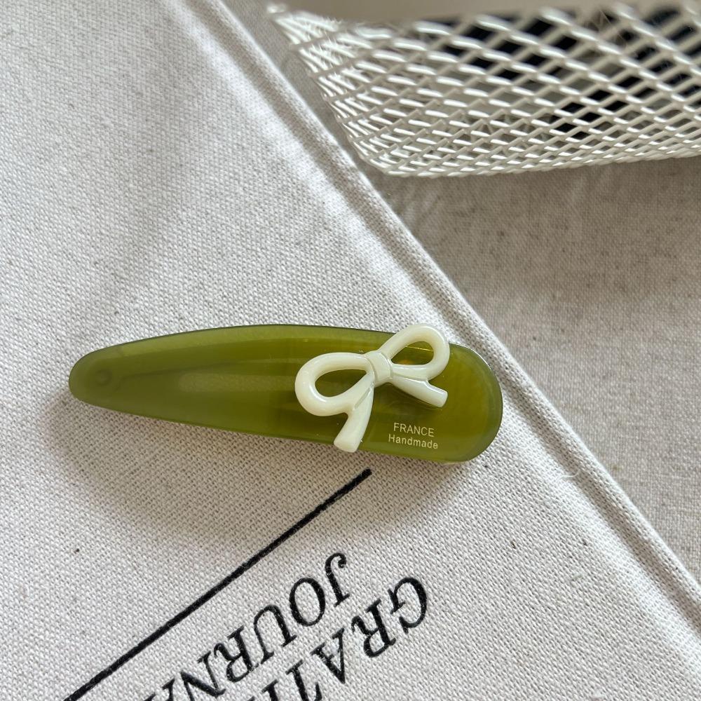 Bowknot Acetate Hairpin Acetic Acid Bangs Clips Personalized Bow Hair Clip Headwear
