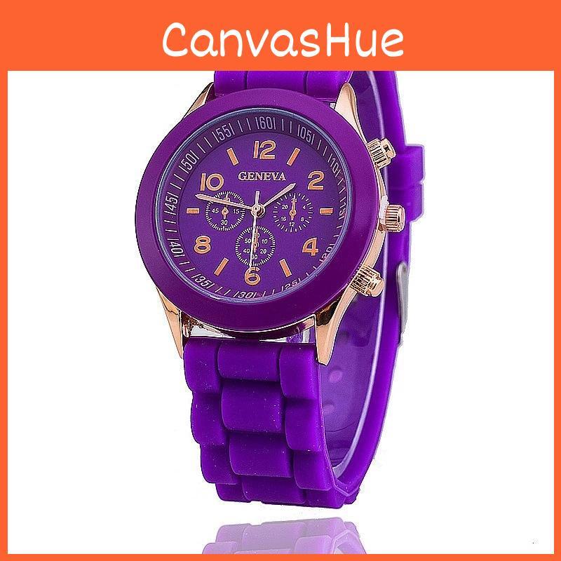 Silicone Jelly Watch For Adults Fashion Casual Quartz Watch With Color Options