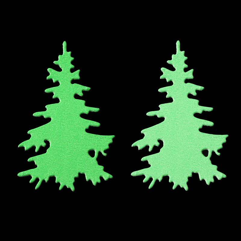1/2/4Pcs Paper Album Knife Embossing Decor Christmas Trees Diy Metal Cutting Dies Stencil Scrapbooking Card Stamp Craft Mould