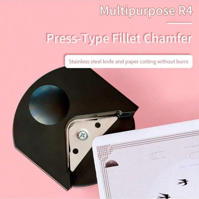 1PC Mini Portable Manual Corner Cutter Circular Rounding Paper Trimmer for Plastic PVC Film Photo Household Paper Cutter