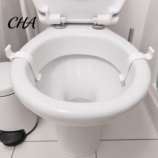 Stabilizzatore Sedile WC a Clip, Stabilizzatore Sedile, Morsetti a Clip Senza Foratura, Fissaggio Stabile Fissaggio Domestico Installazione Facile Sollevatore Coperchio, per