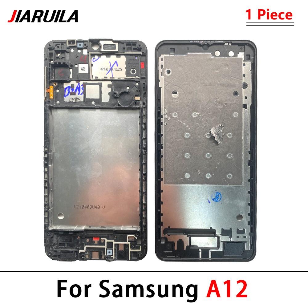 New Front Housing LCD Display Frame For Samsung A02 A02s A12 A22 A32 A52 A52s A72 4G 5G Housing Middle Frame Bezel Plate Cover