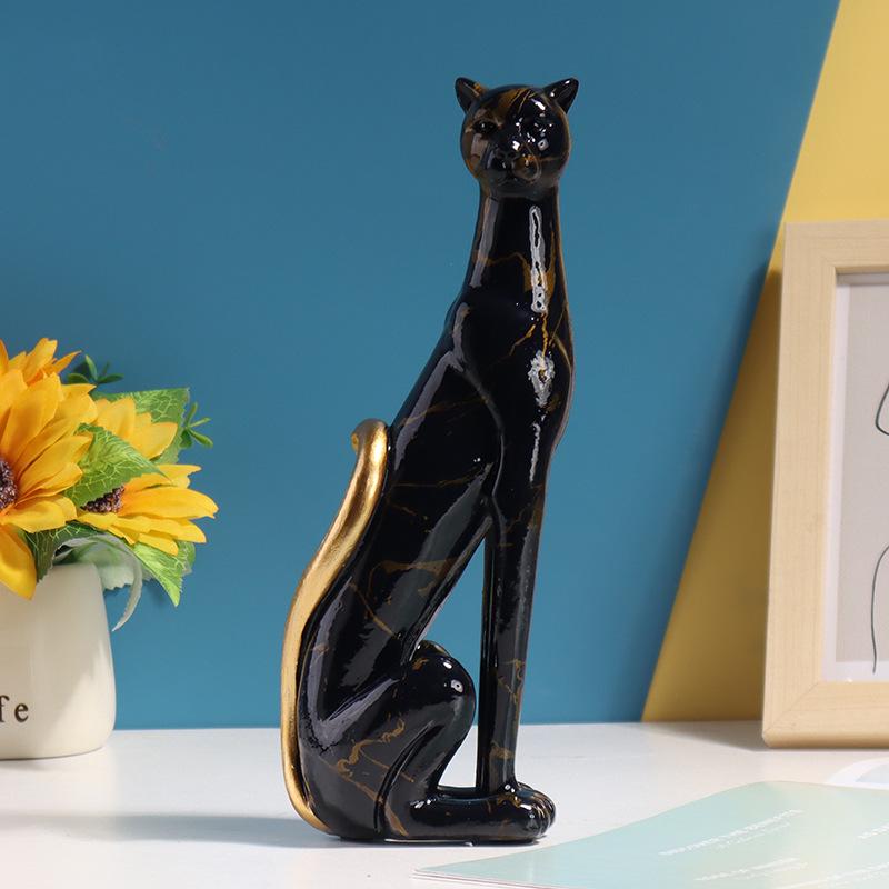 Colorful Leopard Resin Desktop Decoration