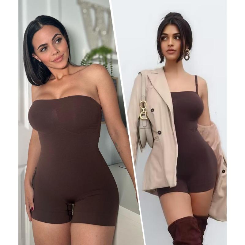 Body Modellante Senza Cuciture Schiena Scoperta Controllo Pancia Sollevamento Glutei Shapewear Bodysuit