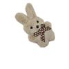 Broche Pingente Coelho de Pelúcia Longo-Orelhudo de Desenho Animado para Bolsas e Lenços