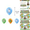 Monster Music Festival Party Banner Set With Balloons For Birthday Party Decorations