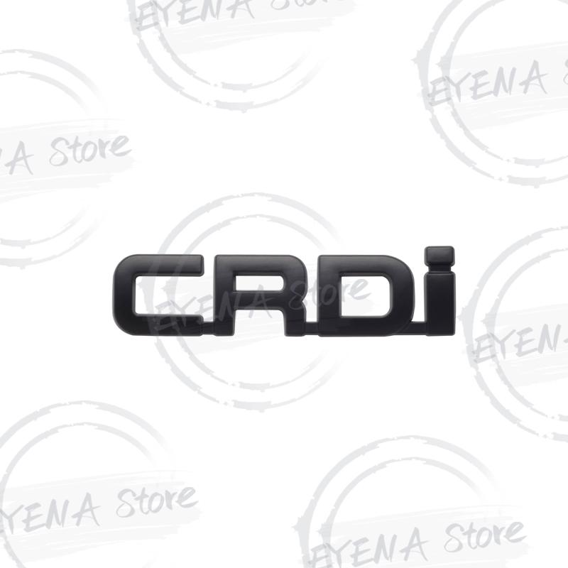 KMWL7 CRDi Logo Lettering Metal Badge Stickers Car Rear Trunk Body Emblem For Kia Sorento Carens Carnival Sportage Hyundai Tucson Kona