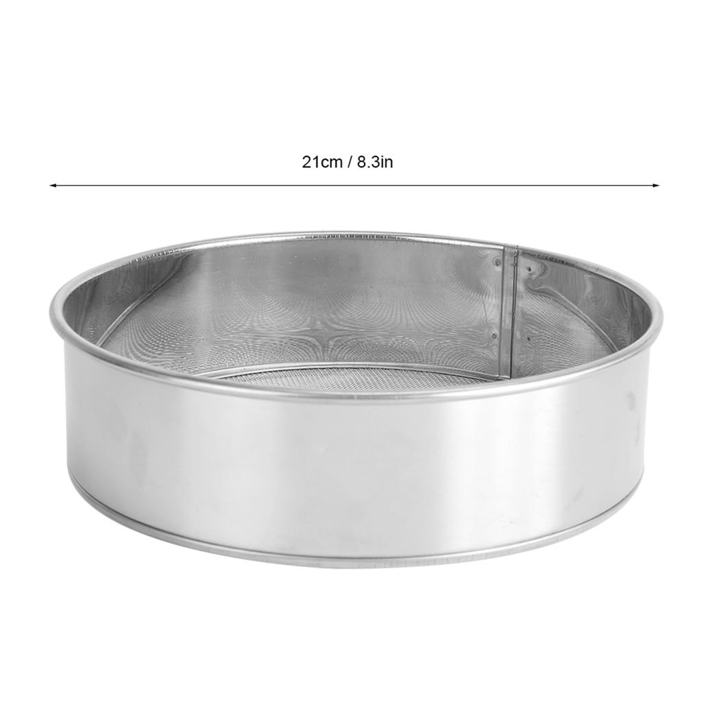Küche Edelstahl Manuelle Mehl Sieb Sieb Sieb Küche Kochen Backen Werkzeug