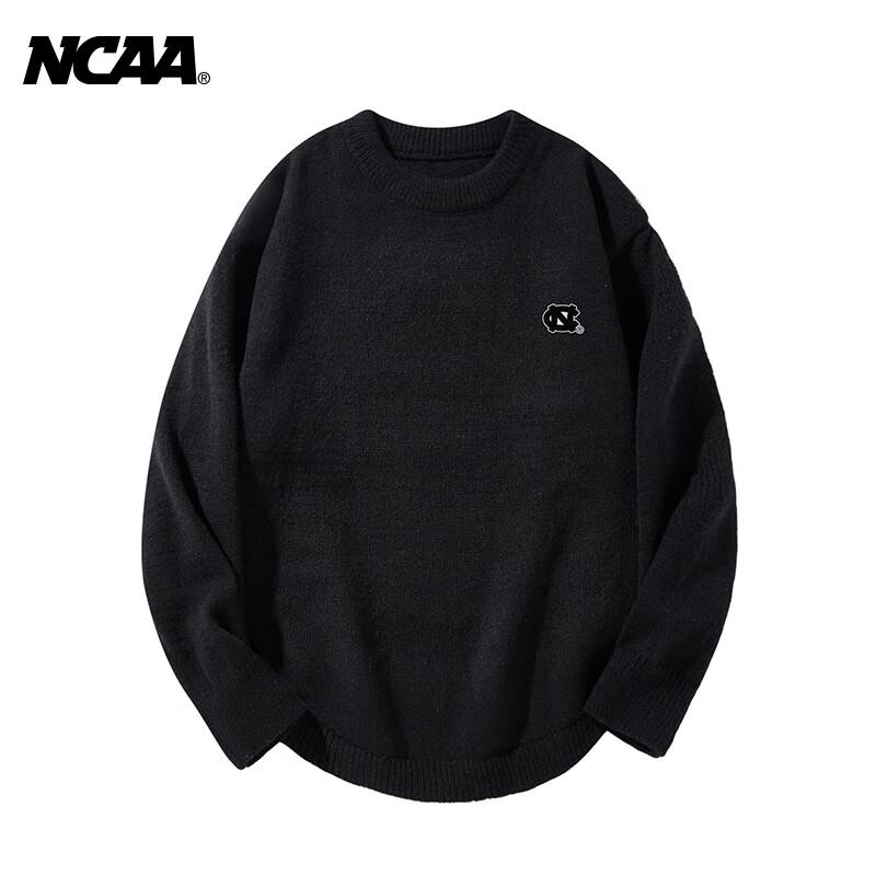 NCAA Vintage Loose-Fit Crew Neck Knit Sweater L
