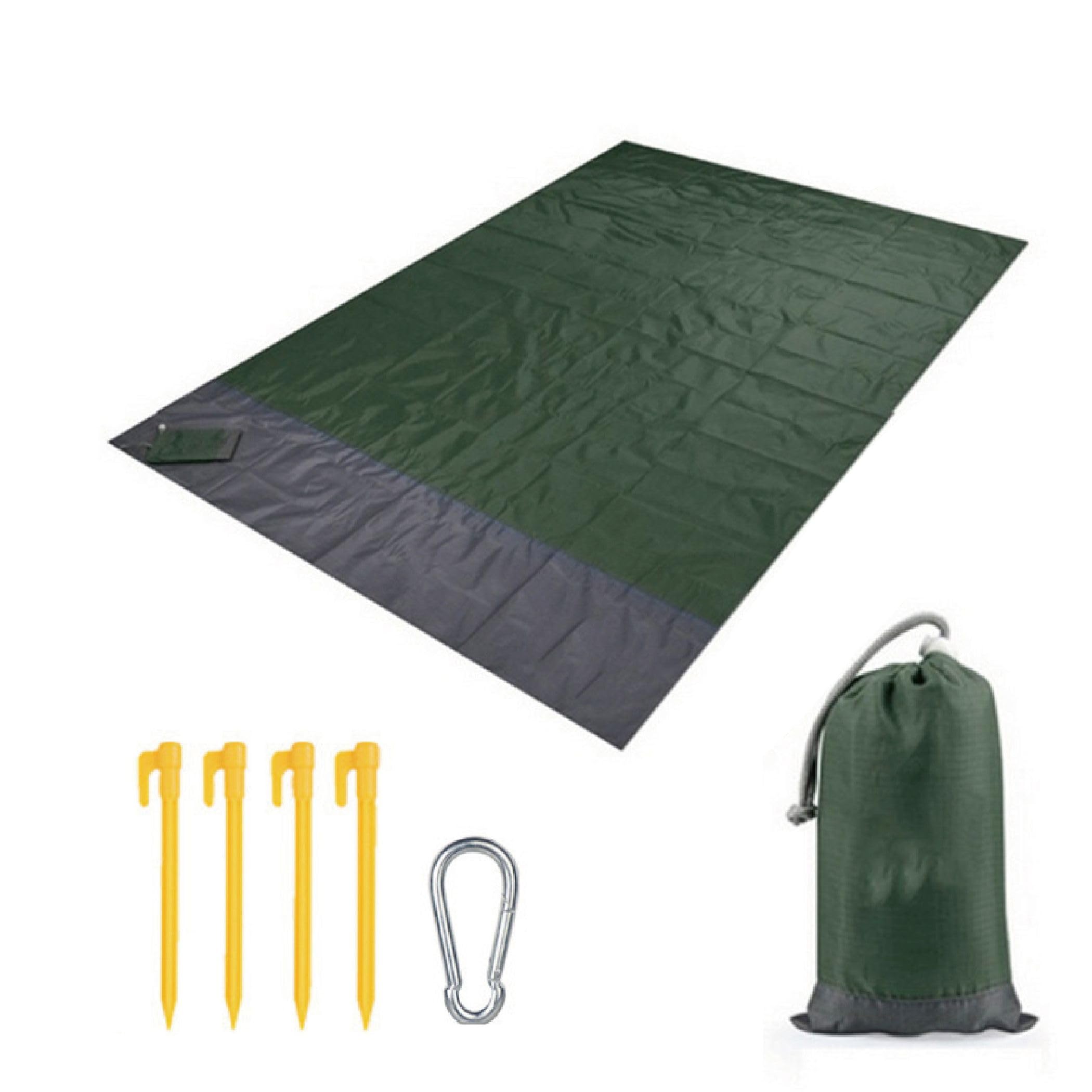 

BGL Picnic Sheet with Storage Fits 4 4 Pegs 200 x 140cm Bag, Washable, Adults, Included, зелёный