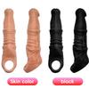 24CM Huge Penis Enlargemen Condoms Extender Realistic Soft Penis Sleeve Reusable Condom Cock Ring Sex Toys For Men