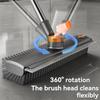 ABMH-Long-Handled Bathroom Floor Brush Long-Handled Stiff Brush Three-In-One Cleaning Brush Floor Scrub Brush