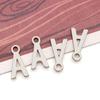 Stainless Steel 26 English Letter Pendant Charm for DIY Bracelets and Necklaces