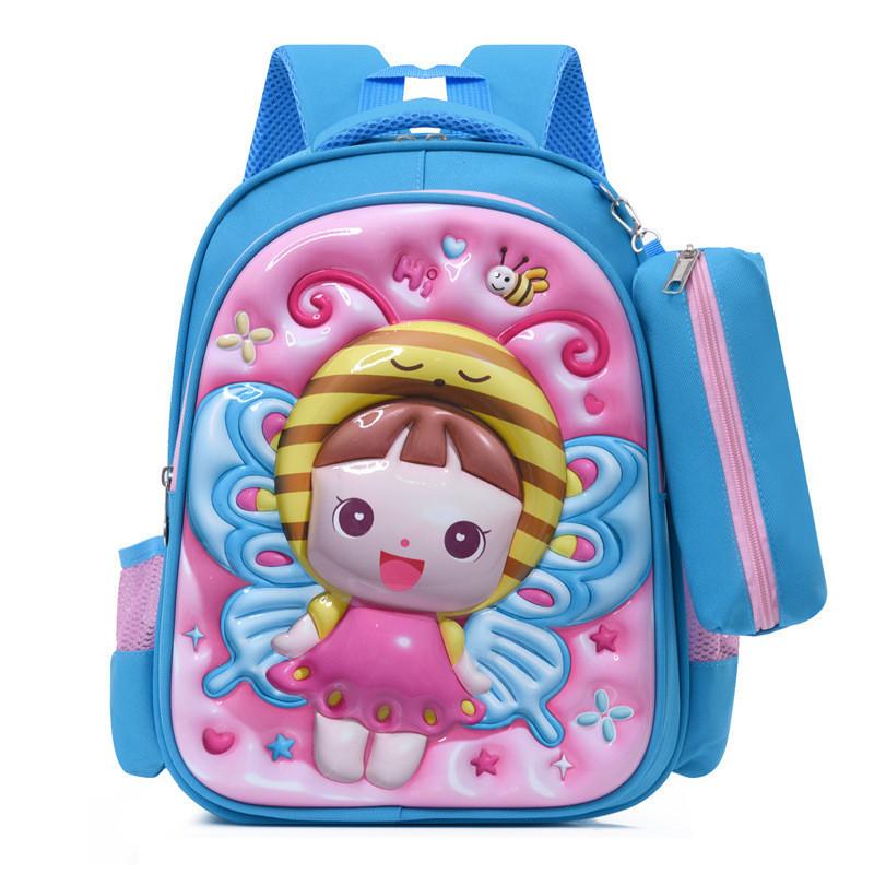Roztomilý kreslený batoh s tvrdou skořápkou pro dívky, rozkošná školní taška pro děti