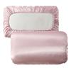 2Pcs/Set Satin Pillowcase Hair Skin Elastic Band Soft Dustproof Wrinkle Free Washable